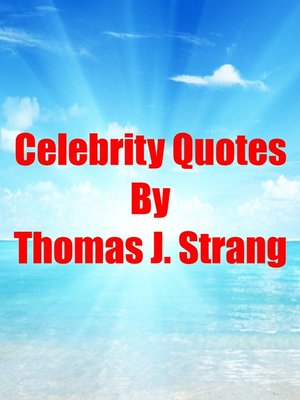 cover image of Celebrity Quotes